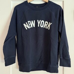 J Crew Vintage NY Sweatshirt